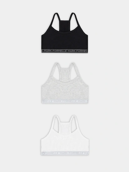 картинка Топ бюстье для девочек в наборе, 3 шт от известного бренда одежды для девочек Mark Formelle