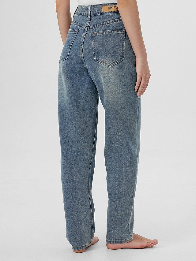 Джинсы женские голубые - 3