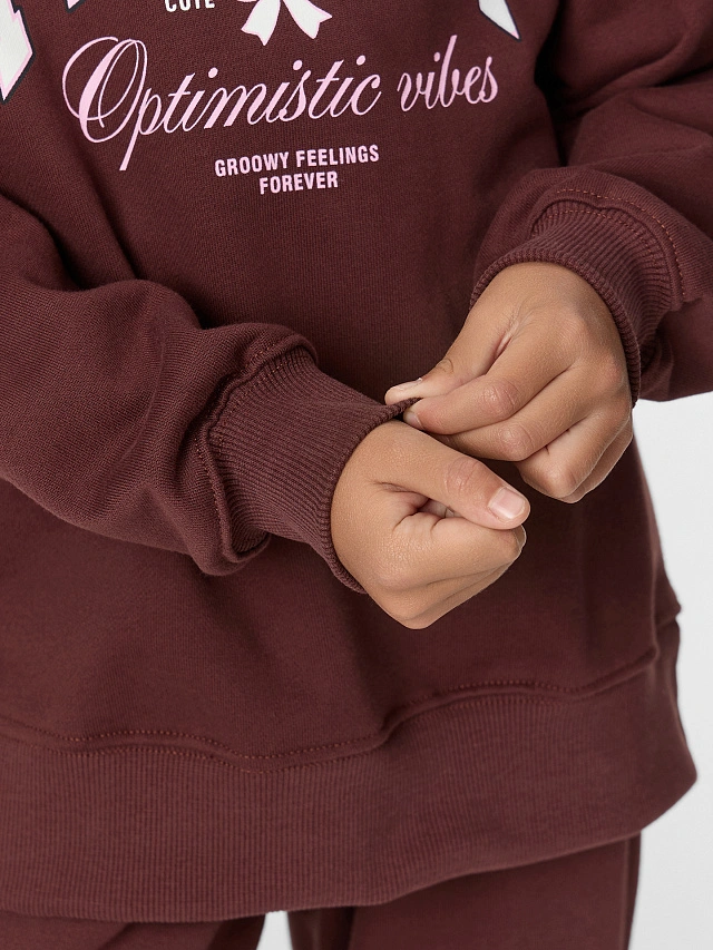 Комплект для девочек коричневый - 6