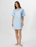 Сорочка ночная женская голубая