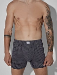 Трусы мужские боксеры серые с узором
