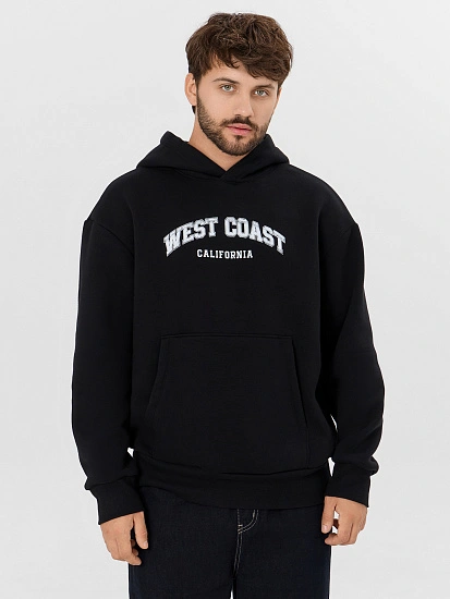 картинка Худи мужское черное  от магазина мужской одежды Mark Formelle