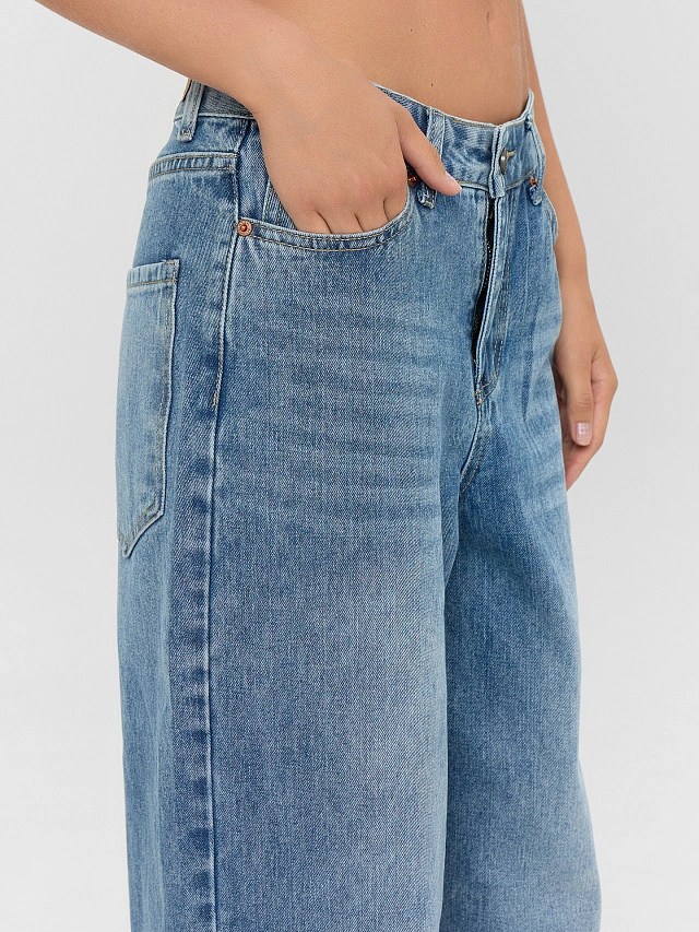 Джинсы женские синие - 6