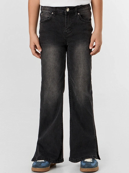 картинка Джинсы для девочек черные от известного бренда одежды для девочек Mark Formelle