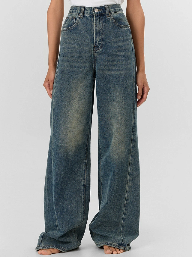 Джинсы женские синие - 3