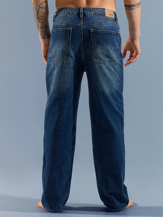 Джинсы мужские синие - 9