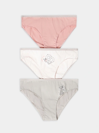 картинка Трусы для девочек в наборе, 3 шт от известного бренда одежды для девочек Mark Formelle