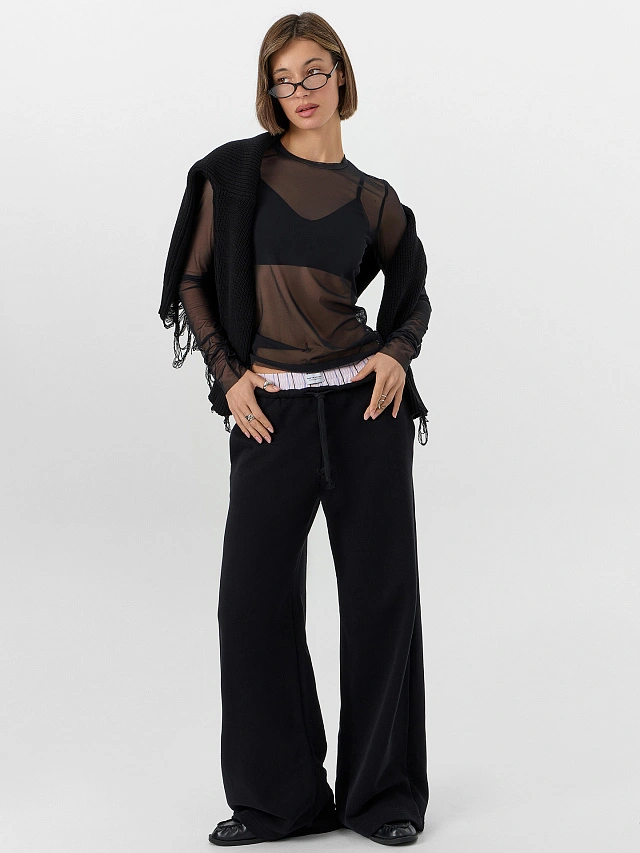 Брюки женские черные - 6