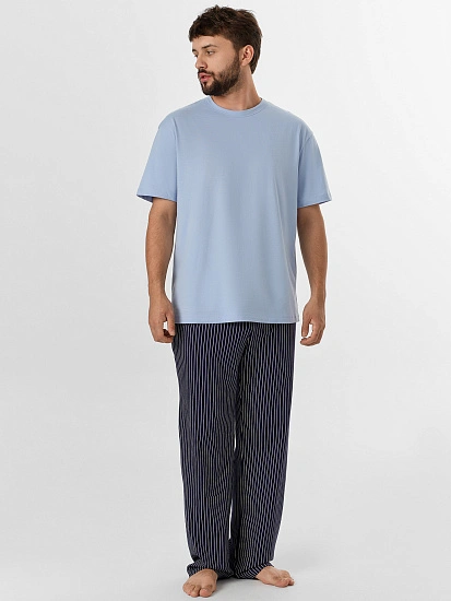 картинка Комплект домашний мужской голубой от магазина мужской одежды Mark Formelle