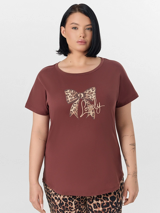 Комплект домашний женский коричневый - 4