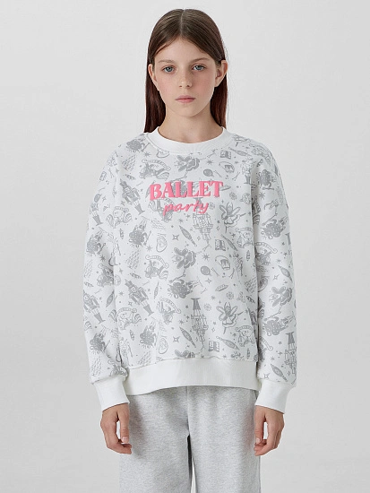 картинка СВИТШОТ ДЛЯ ДЕВОЧЕК от известного бренда одежды для девочек Mark Formelle