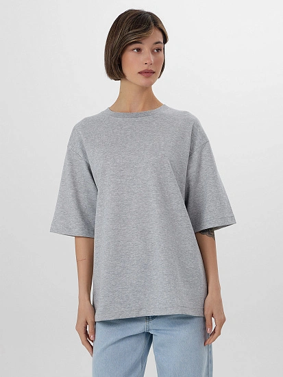 картинка Футболка женская серая от магазина стильной одежды Mark Formelle