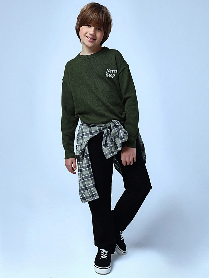 картинка БРЮКИ ДЖИНСОВЫЕ ДЛЯ МАЛЬЧИКОВ (осенне-зимний ассортимент) от магазина одежды для мальчиков от бренда Mark Formelle