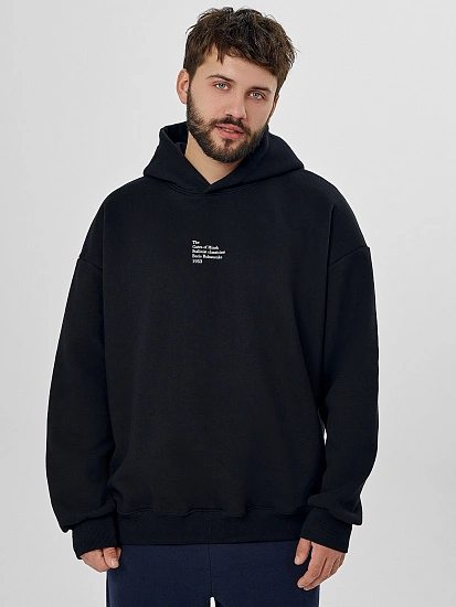 картинка Худи мужское черное от магазина мужской одежды Mark Formelle