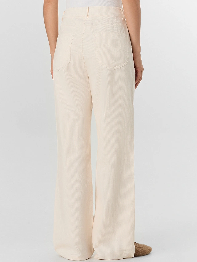 Брюки женские молочные - 3