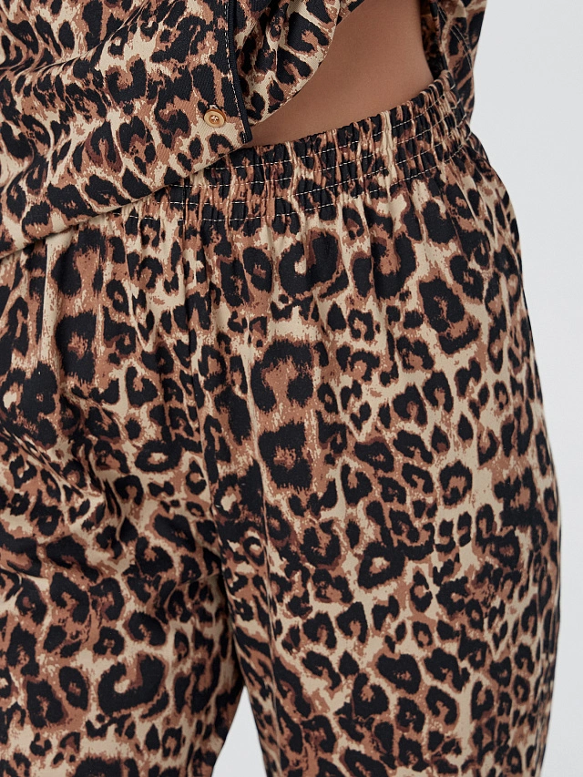 Комплект домашний женский с леопардовым принтом - 6