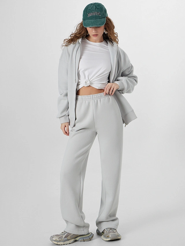 Брюки женские серые - 7