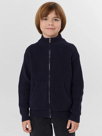 картинка Джемпер для мальчиков синий от магазина одежды для мальчиков от бренда Mark Formelle