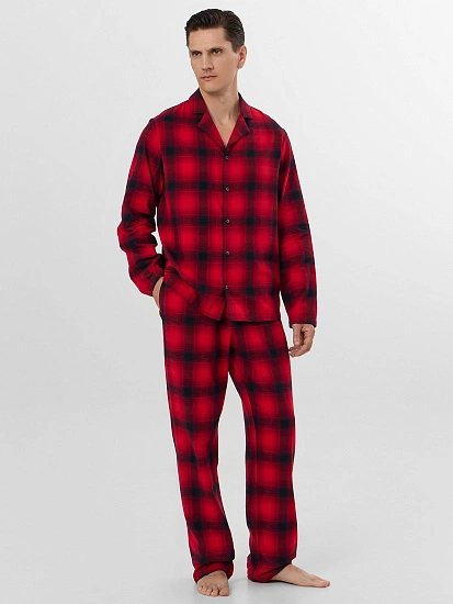 картинка Комплект домашний мужской красный в клетку от магазина мужской одежды Mark Formelle