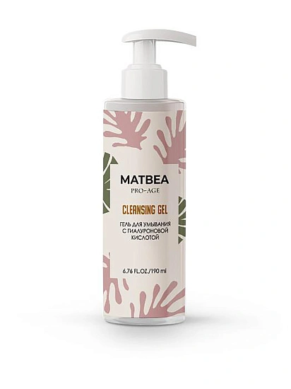 картинка MATBEA Увлажняющий гель для умывания с гиалуроновой кислотой, 190 мл от магазина стильной одежды Mark Formelle