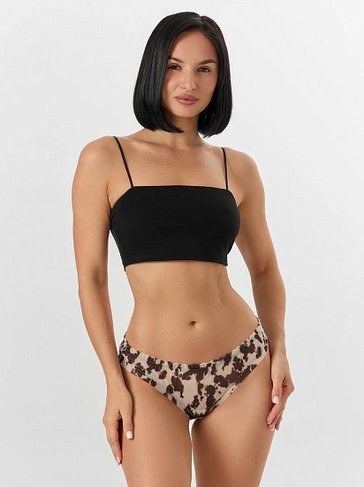 картинка Трусы бразилиана женские с принтом от магазина стильной одежды Mark Formelle