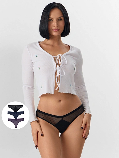 картинка ТРУСЫ ЖЕНСКИЕ (3ШТ.) от магазина стильной одежды Mark Formelle