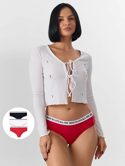 картинка ТРУСЫ ЖЕНСКИЕ (3ШТ.) от магазина стильной одежды Mark Formelle