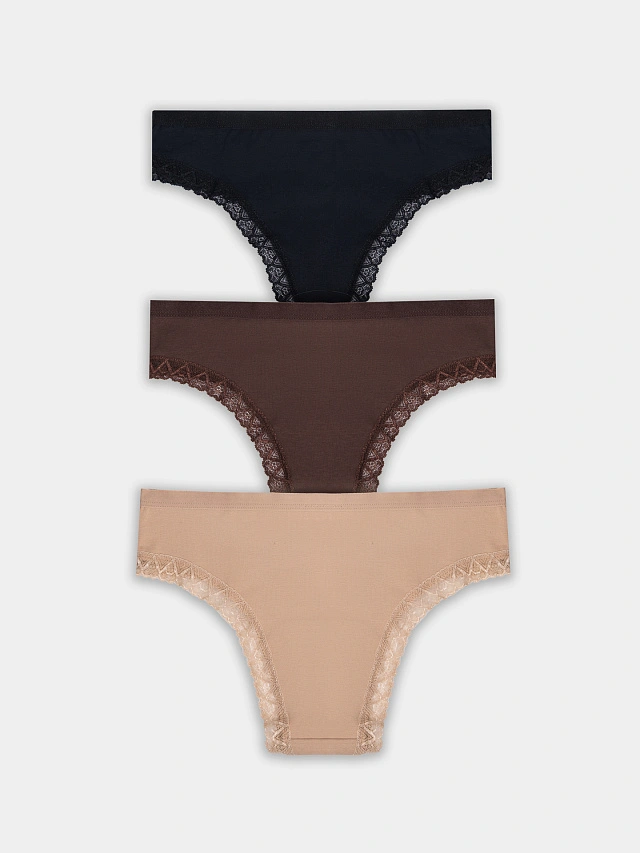 ТРУСЫ ЖЕНСКИЕ (3ШТ.) - 11