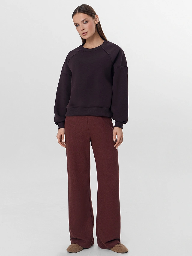 Брюки женские бордовые - 4