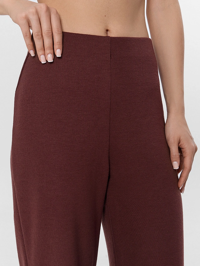 Брюки женские бордовые - 5