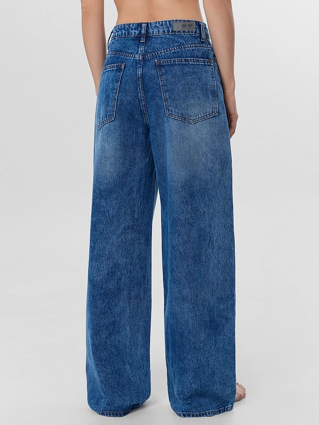 Джинсы женские синие - 4