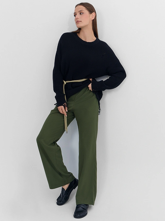 Брюки женские зеленые - 7