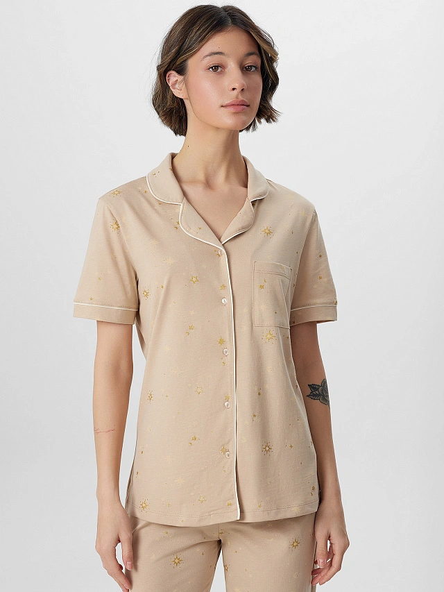 Комплект домашний женский бежевый - 5