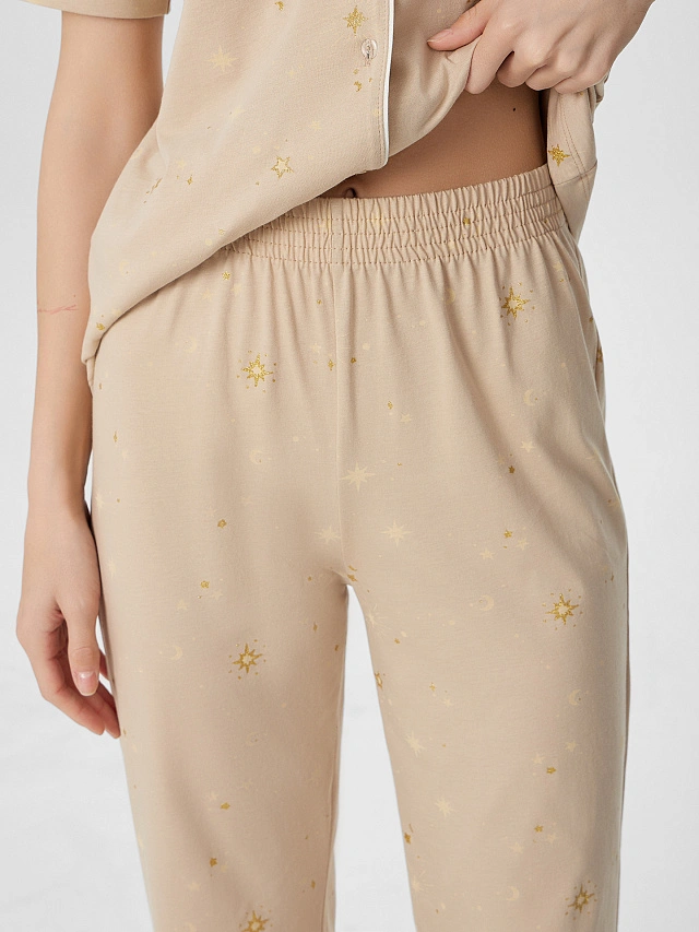 Комплект домашний женский бежевый - 7