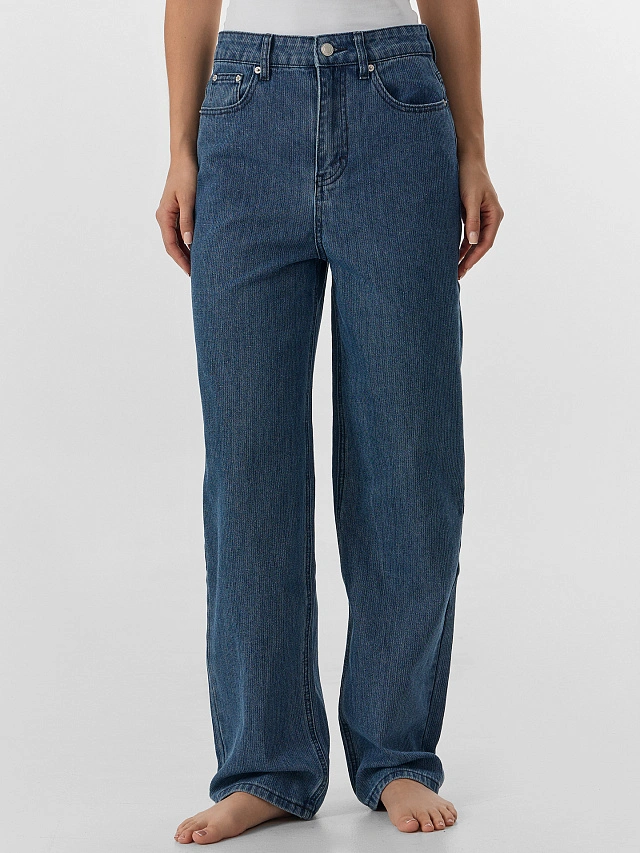 Джинсы женские синие - 6