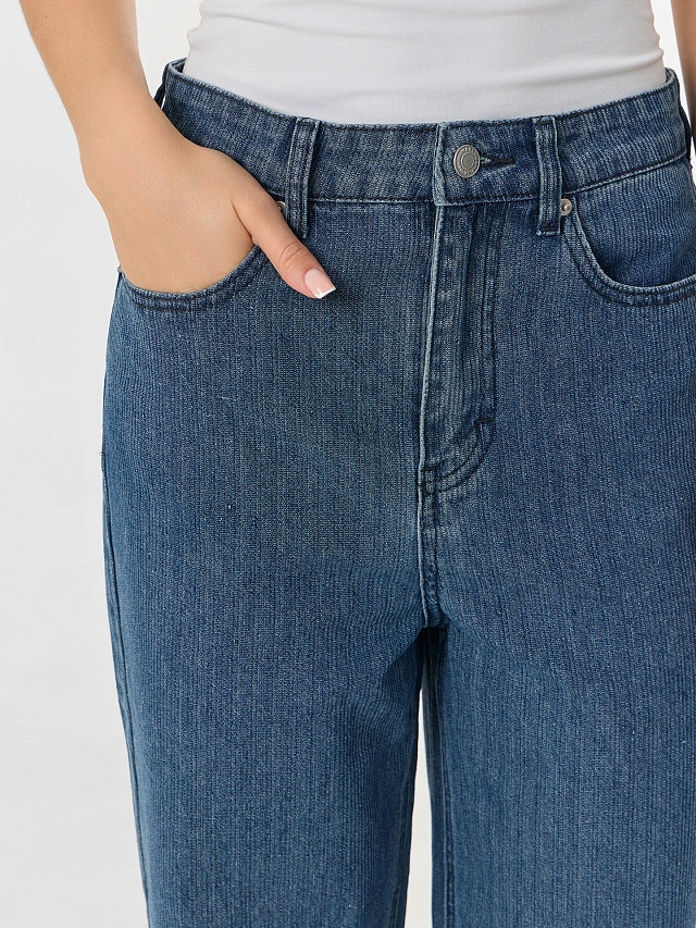 Джинсы женские синие - 9