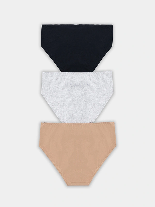 Трусы макси женские в наборе,3 шт - 11