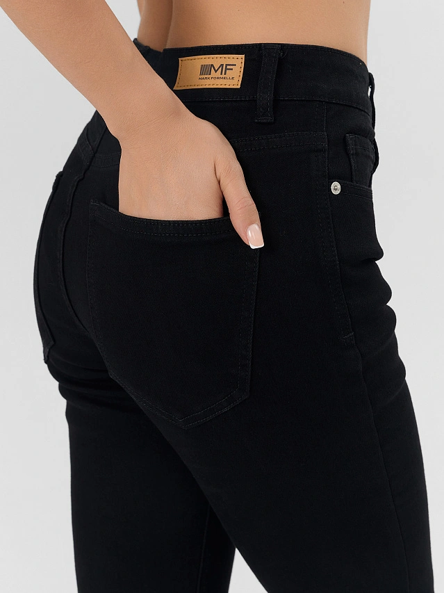 Джинсы женские Flare fit черные - 8