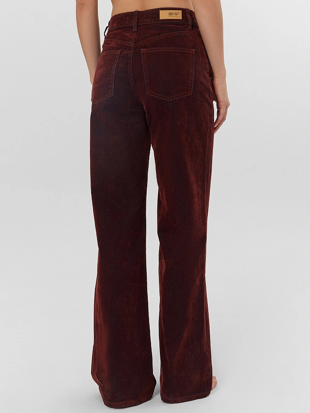 Джинсы женские коричневые - 5