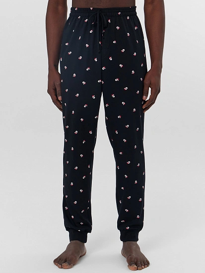 картинка Брюки  домашние мужские черные  от магазина мужской одежды Mark Formelle