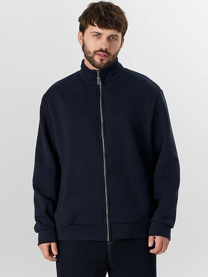 картинка Жакет мужской синий на молнии от магазина мужской одежды Mark Formelle