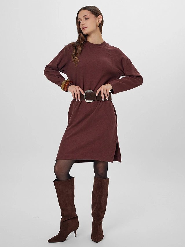 Платье женское бордовое - 6