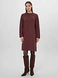 Платье женское бордовое