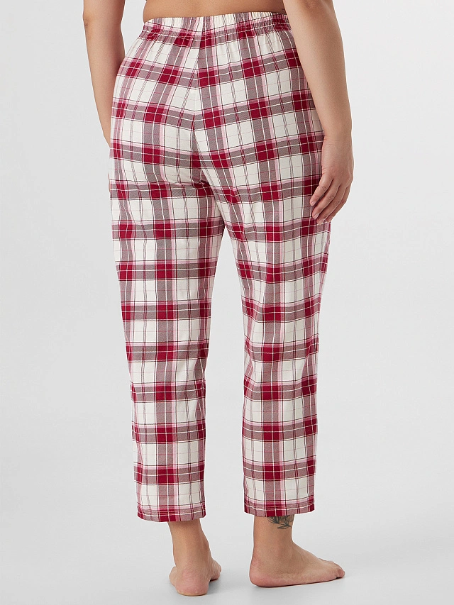 Костюм домашний женский в клетку - 8