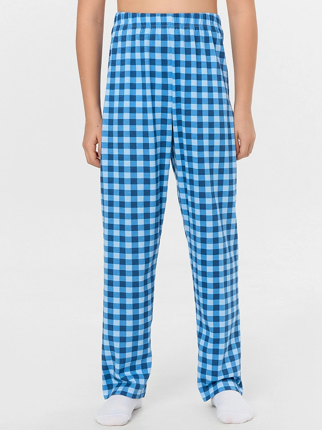 Комплект для мальчиков голубой с принтом - 6