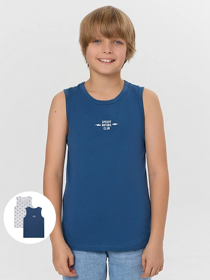 картинка МАЙКА  ДЛЯ МАЛЬЧИКОВ (2ШТ) от магазина одежды для мальчиков от бренда Mark Formelle