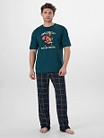 Комплект домашний мужской с принтом
