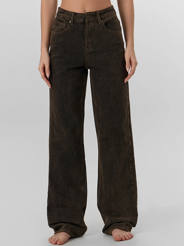 БРЮКИ ЖЕНСКИЕ ДЖИНСОВЫЕ (осенне-зимний ассортимент) - 2