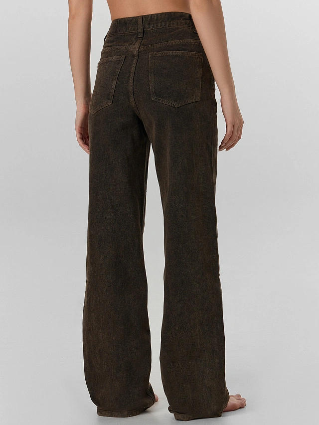 БРЮКИ ЖЕНСКИЕ ДЖИНСОВЫЕ (осенне-зимний ассортимент) - 3