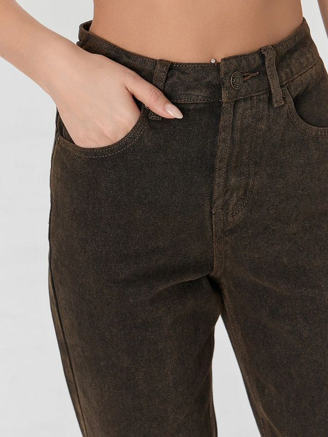 БРЮКИ ЖЕНСКИЕ ДЖИНСОВЫЕ (осенне-зимний ассортимент) - 5